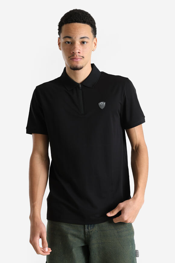 EA7 Emporio Armani Poloshirt | Black | Herren  | L von EA7 Emporio Armani