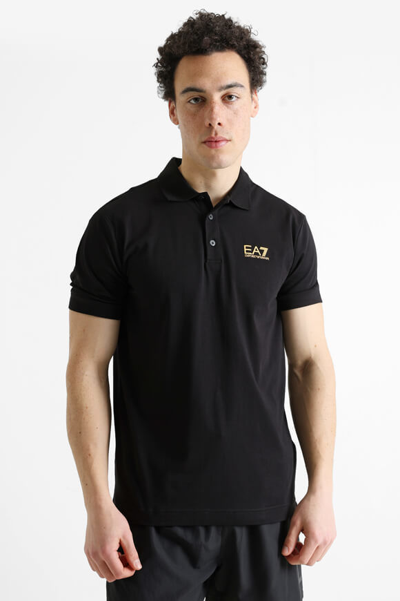 EA7 Emporio Armani Poloshirt | Black | Herren  | L von EA7 Emporio Armani