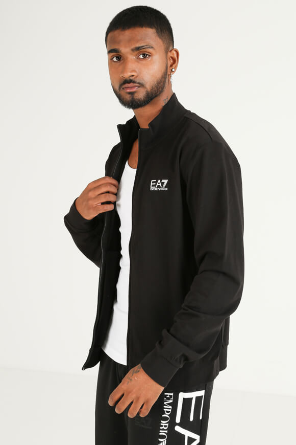 EA7 Emporio Armani Sweatjacke | Schwarz | Herren  | M von EA7 Emporio Armani