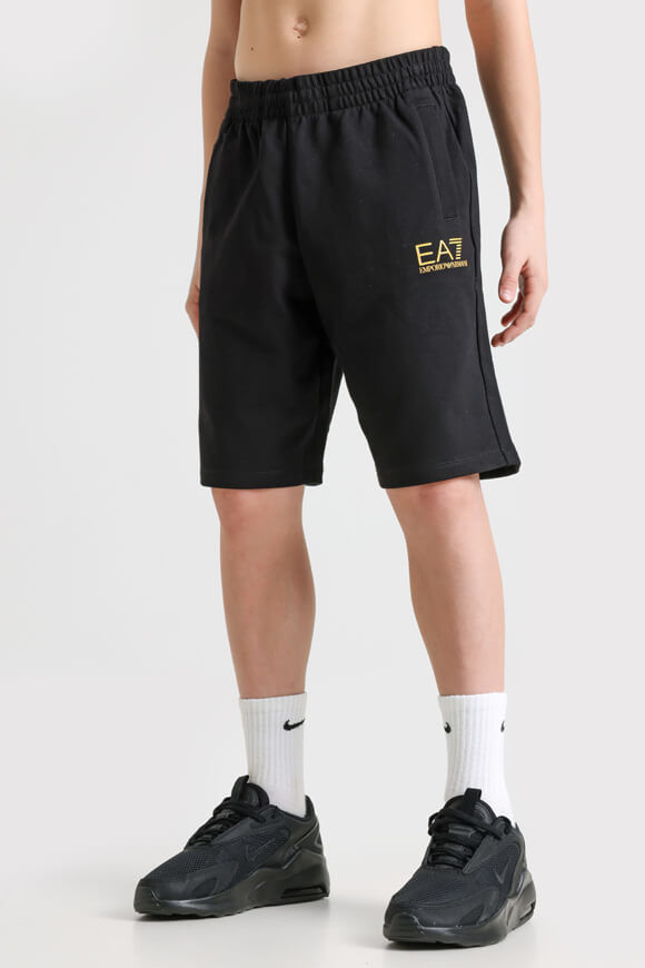 EA7 Emporio Armani Sweatshorts | Black + Gold | Jungen  | 10 von EA7 Emporio Armani