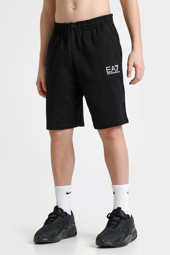 EA7 Emporio Armani Sweatshorts | Black + White | Jungen  | 12 von EA7 Emporio Armani