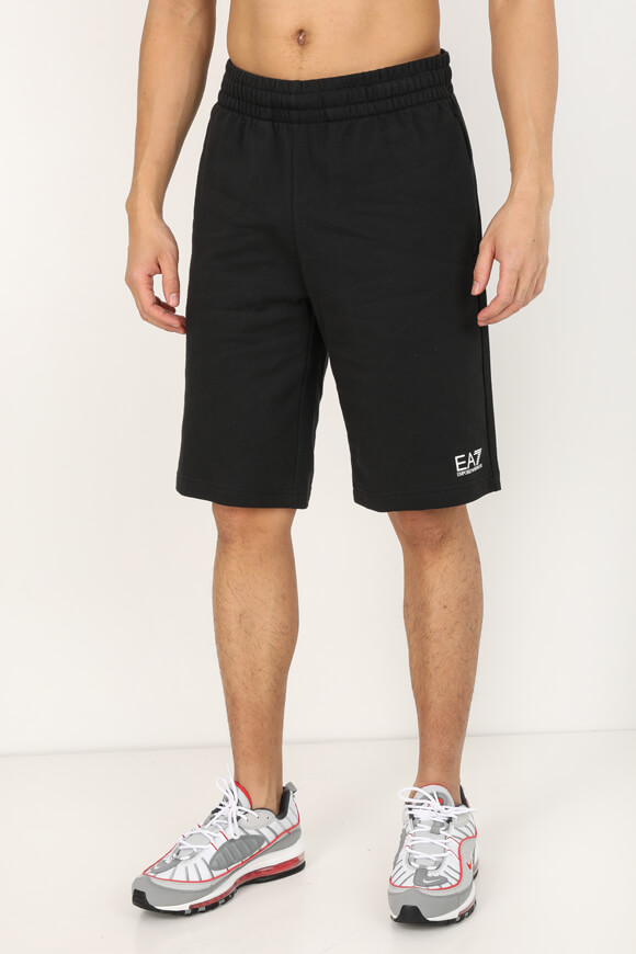 EA7 Emporio Armani Sweatshorts | Schwarz | Herren  | L von EA7 Emporio Armani