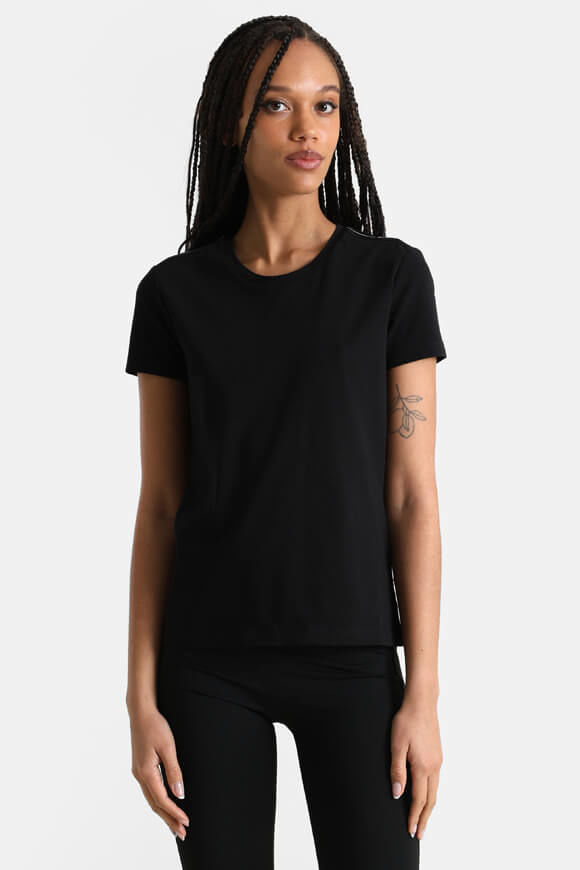 EA7 Emporio Armani T-Shirt | Black | Damen  | M von EA7 Emporio Armani