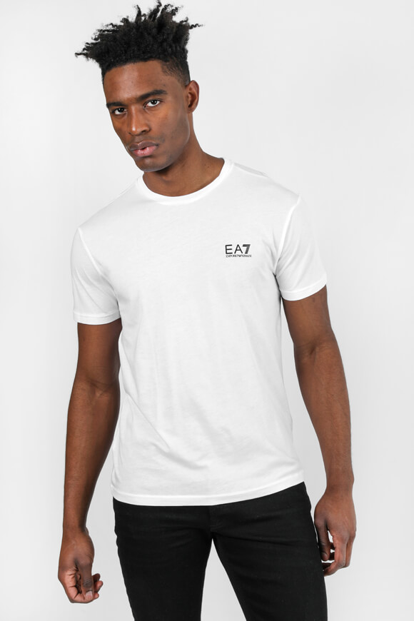 EA7 Emporio Armani T-Shirt | Weiss | Herren  | L von EA7 Emporio Armani