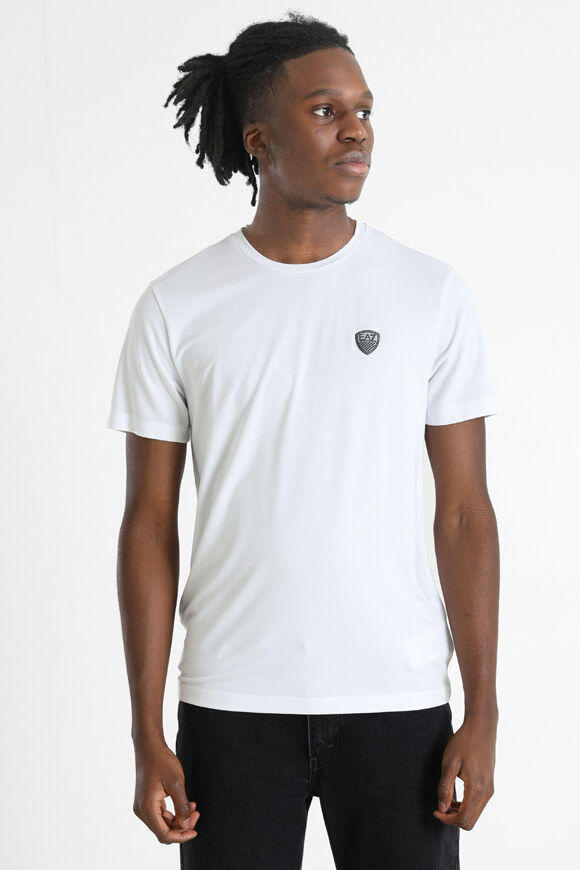 EA7 Emporio Armani T-Shirt | White | Herren  | L von EA7 Emporio Armani