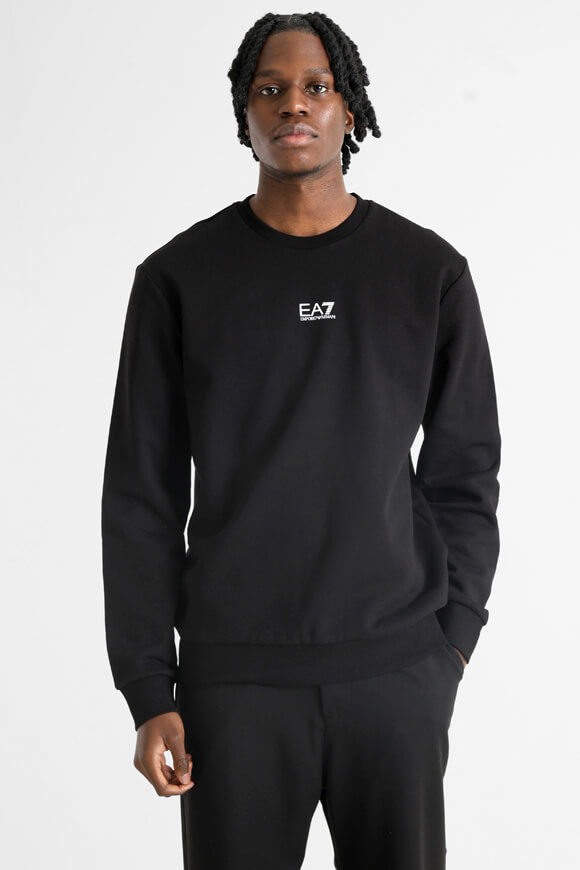 EA7 Emporio Armani Train Core ID Sweatshirt | Black | Herren  | L von EA7 Emporio Armani