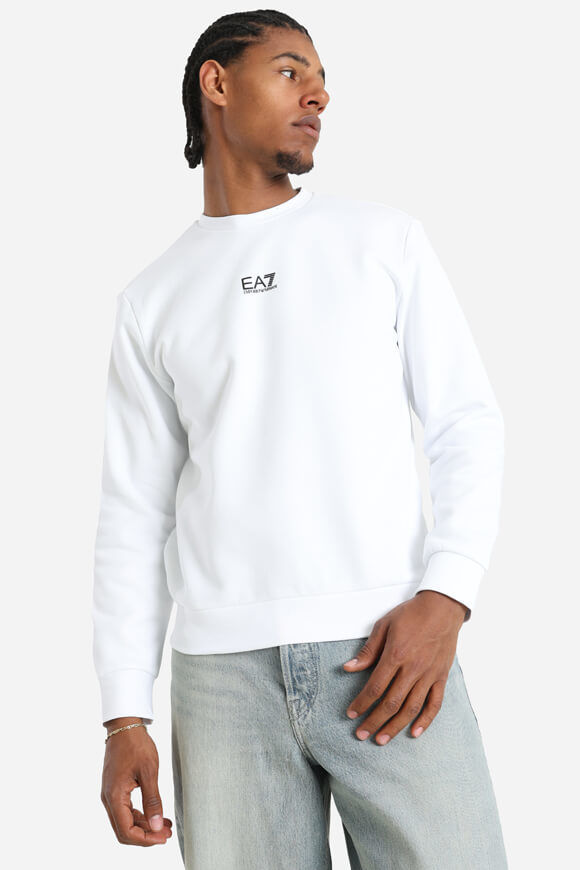 EA7 Emporio Armani Train Core ID Sweatshirt | White | Herren  | M von EA7 Emporio Armani