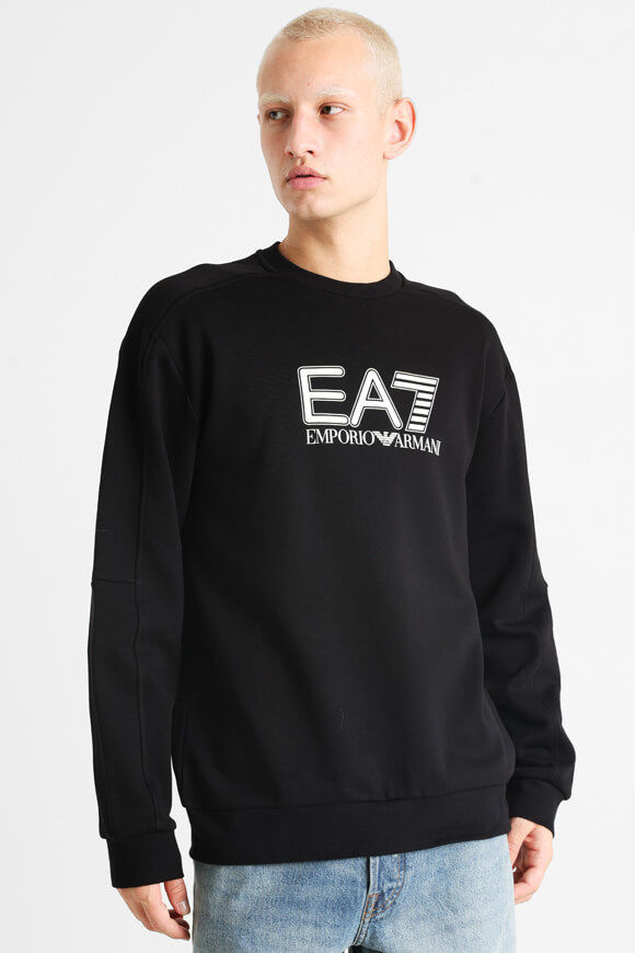 EA7 Emporio Armani Train Visibility Sweatshirt | Black | Herren  | L von EA7 Emporio Armani