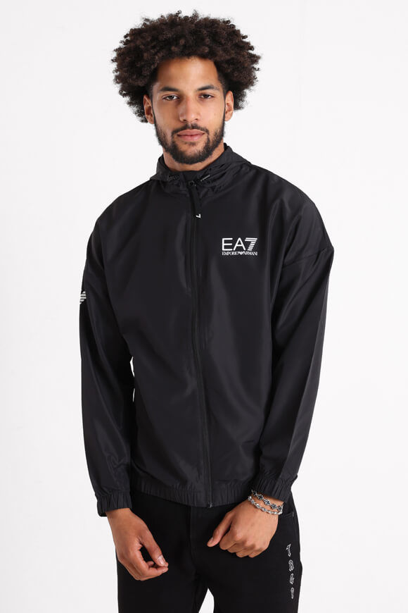 EA7 Emporio Armani Trainingsjacke | Black | Herren  | L von EA7 Emporio Armani