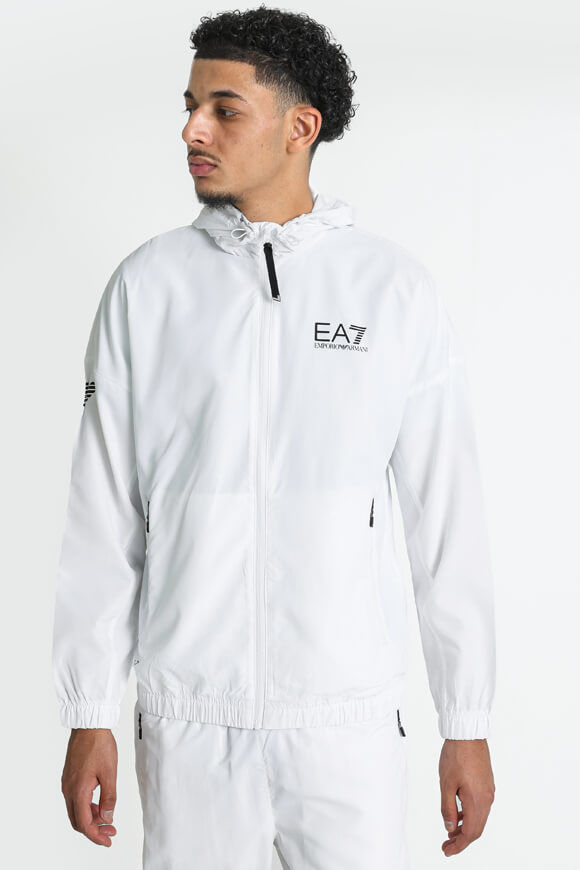 EA7 Emporio Armani Trainingsjacke | White | Herren  | L von EA7 Emporio Armani