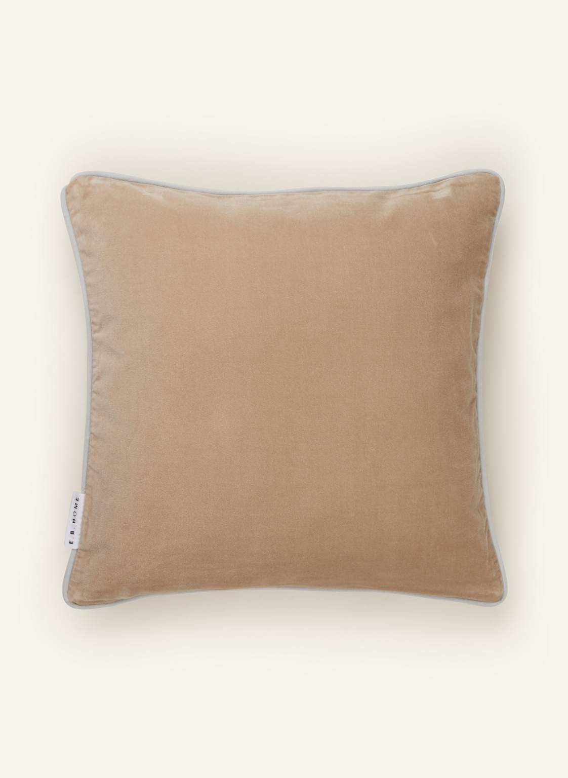 Eb Home Dekokissen Aus Samt beige von EB HOME