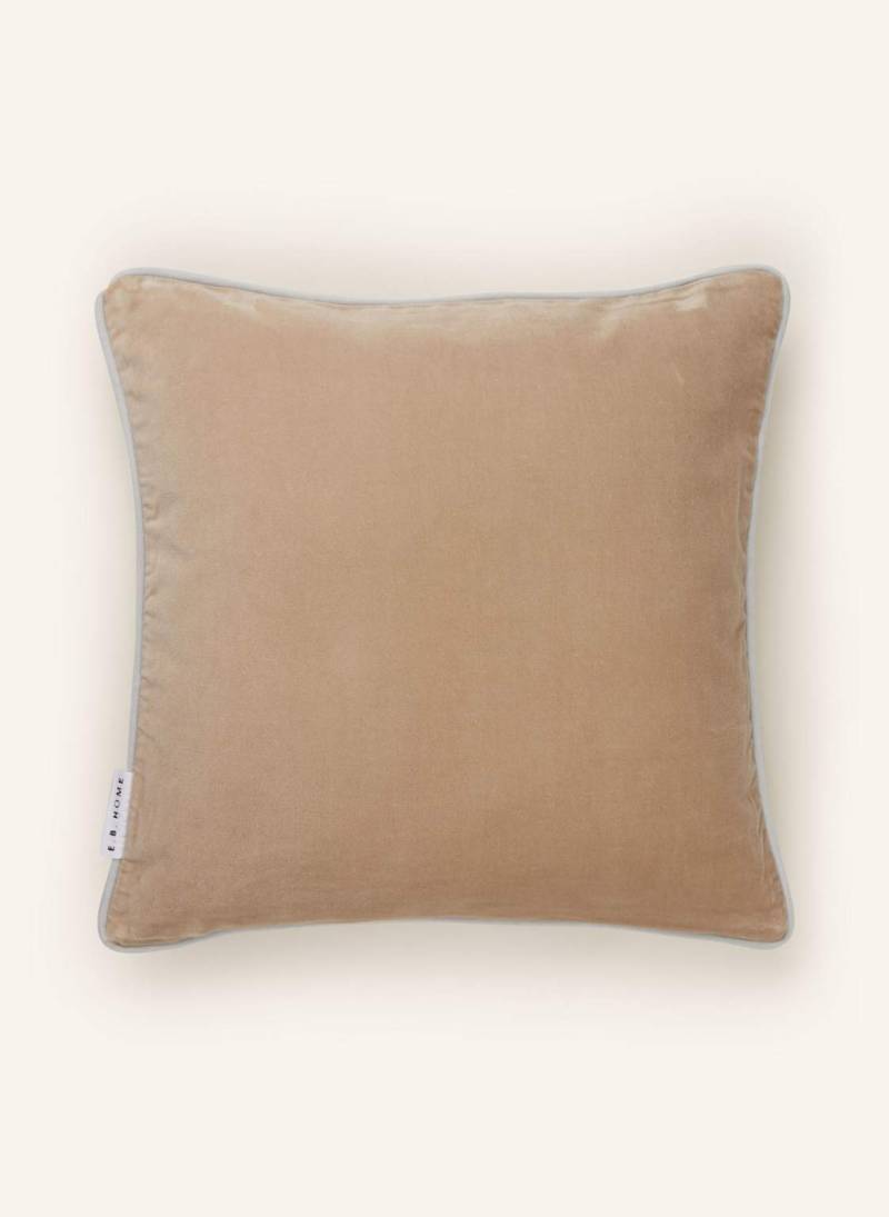 Eb Home Dekokissen Aus Samt beige von EB HOME