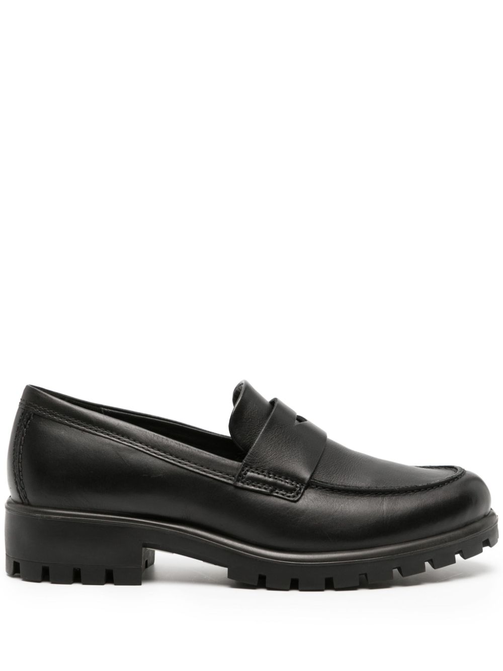 ECCO Modtray leather loafers - Black von ECCO