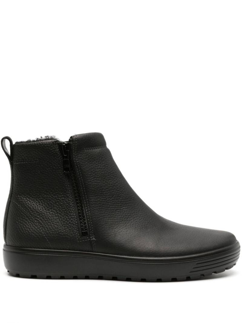 ECCO Soft 7 Tred leather boots - Black von ECCO