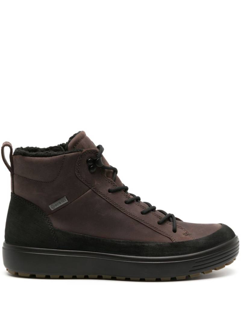 ECCO Soft 7 Tred leather boots - Brown von ECCO