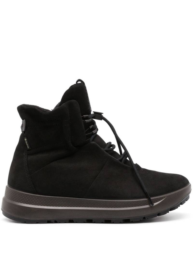 ECCO Solice drawstring suede boots - Black von ECCO