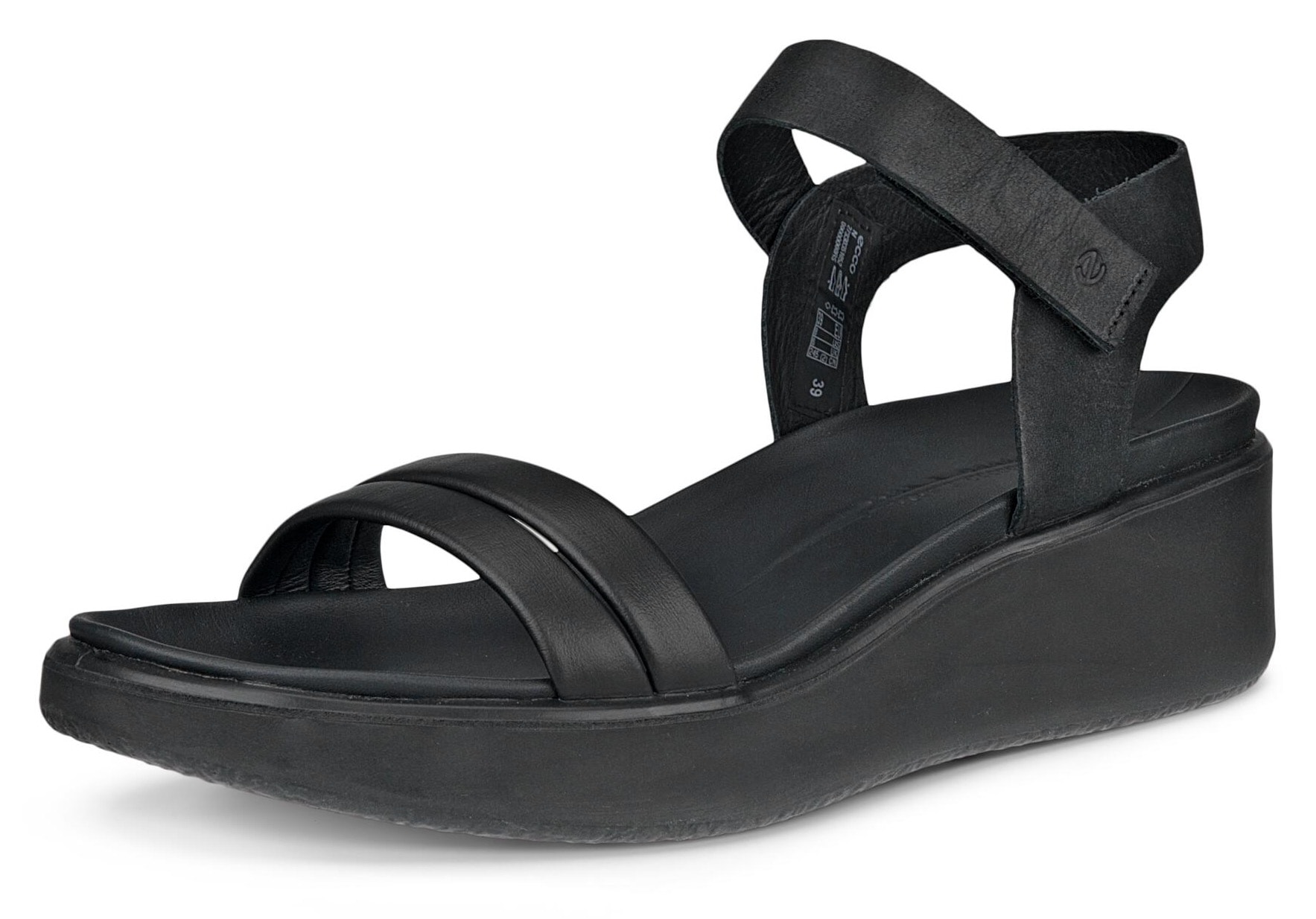 Ecco Keilsandalette »FLOWT WEDGE LX W«, Sandale, Sommerschuh, Klettschuh, mit Keilabsatz von ECCO