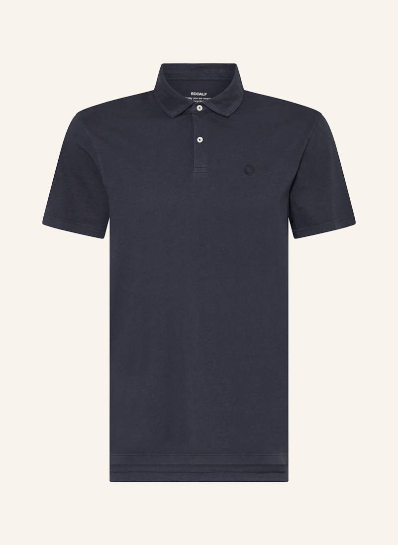 Ecoalf Jersey-Poloshirt Theo Regular Fit blau von ECOALF