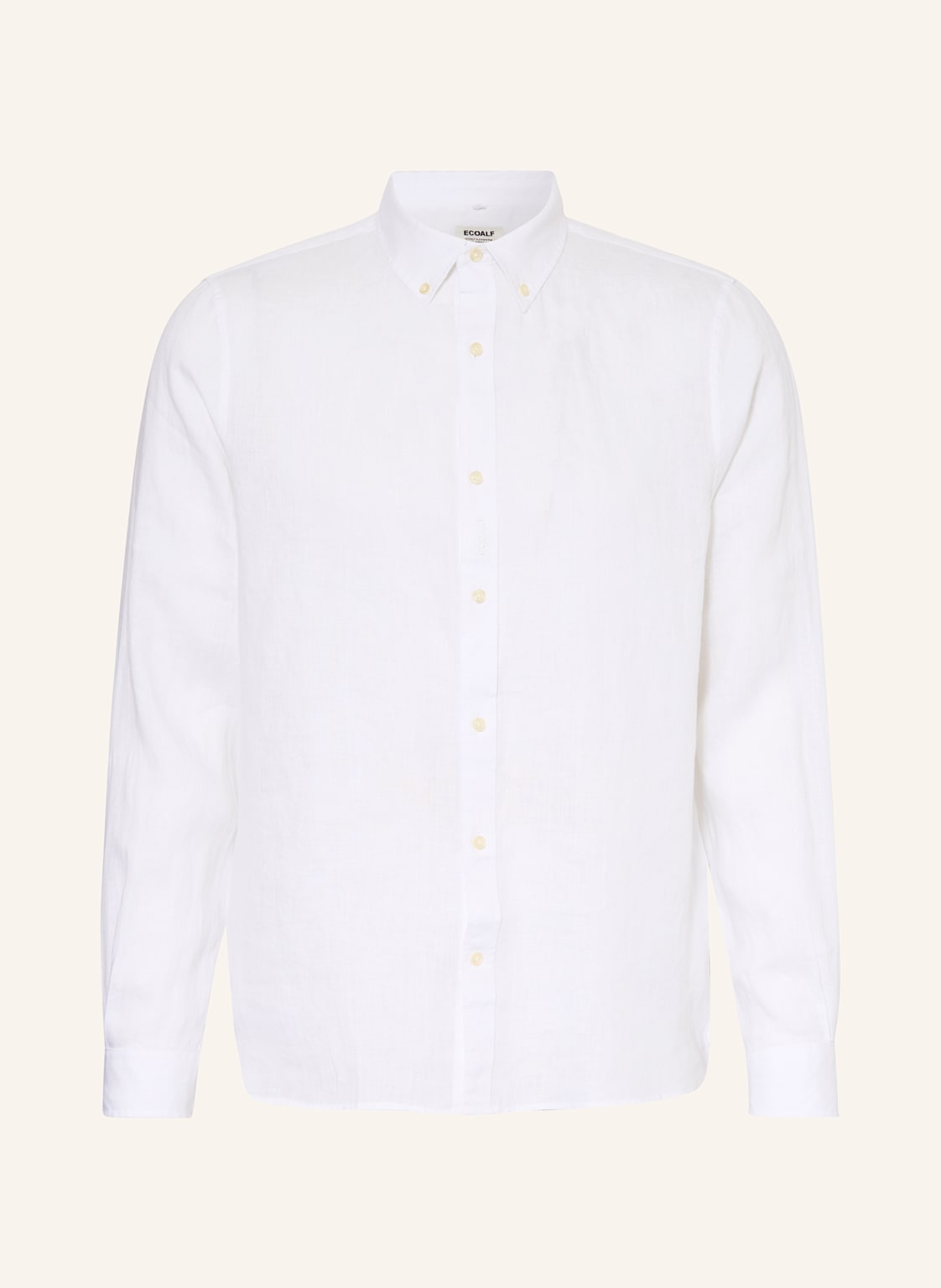 Ecoalf Leinenhemd Malibu Regular Fit weiss von ECOALF