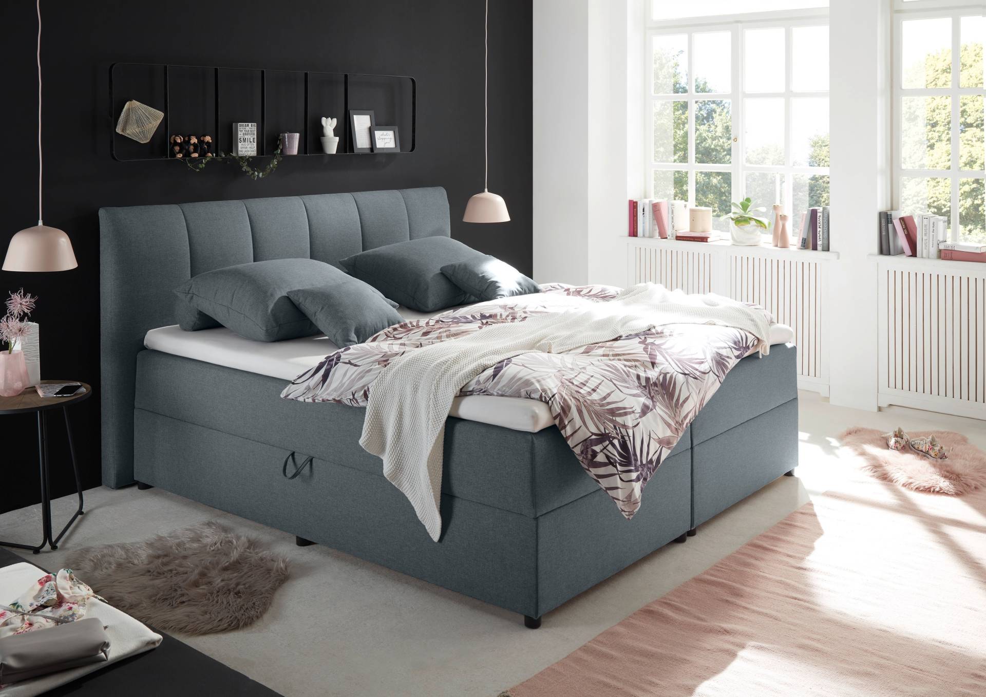 ED EXCITING DESIGN Boxbett »Granada«, inkl. Bettkasten und Topper von ED EXCITING DESIGN