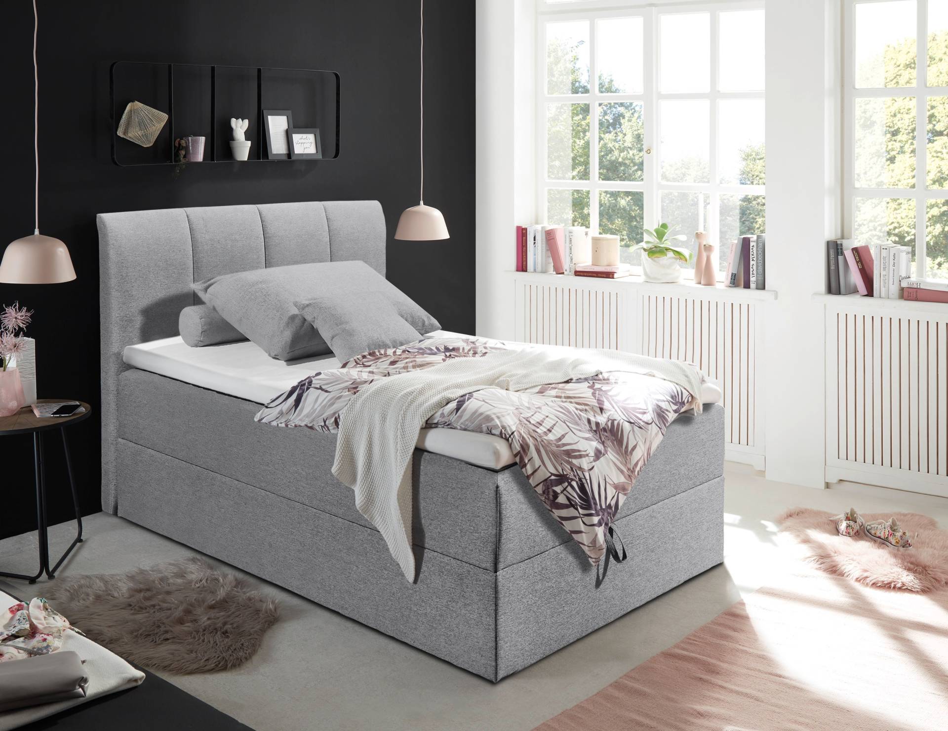 ED EXCITING DESIGN Boxbett »Granada«, inkl. Bettkasten und Topper von ED EXCITING DESIGN