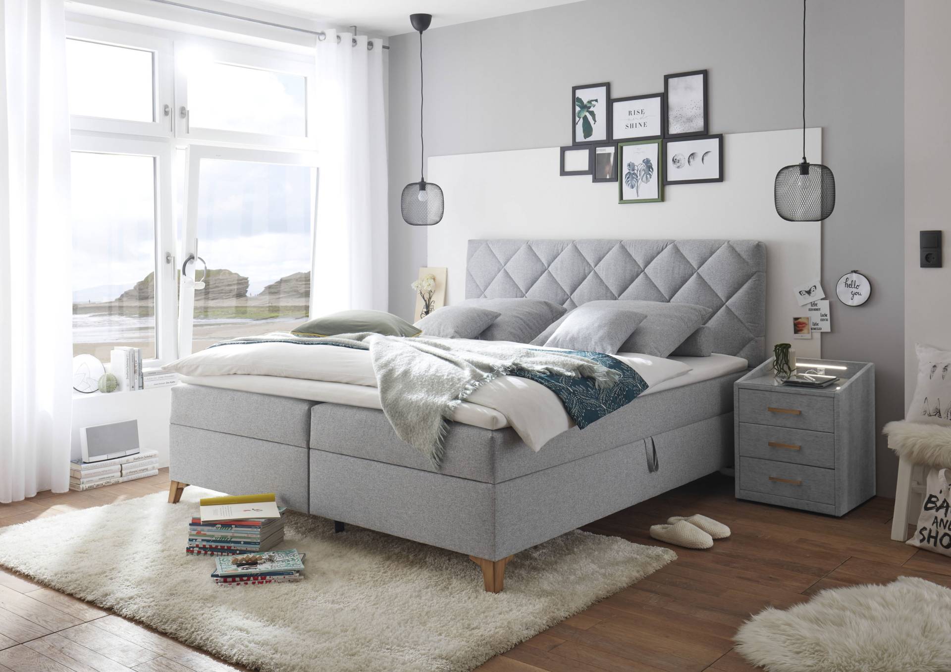 ED EXCITING DESIGN Boxbett »Ratford«, (5 St.), inkl. zwei Bettkästen und Topper von ED EXCITING DESIGN