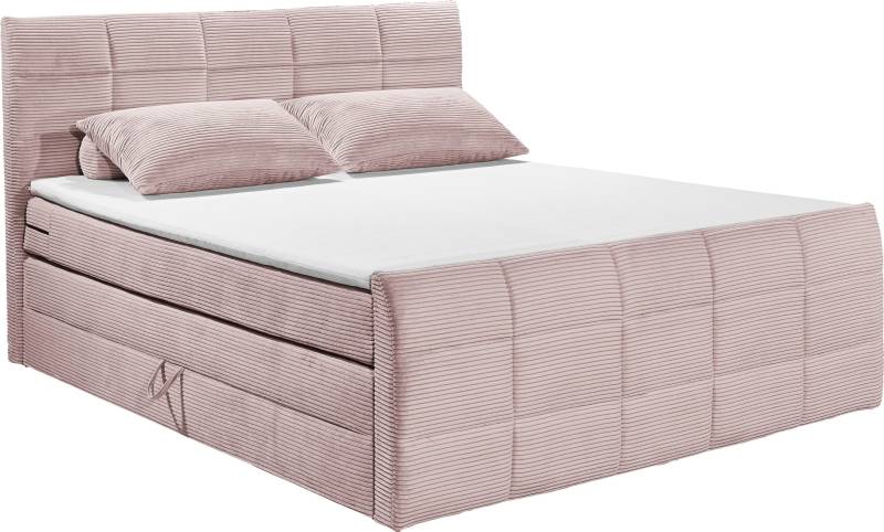 ED EXCITING DESIGN Boxspringbett »Bolivia«, harte Seite mit Kokosmatte, weiche Seite mit Filzabdeckung von ED EXCITING DESIGN