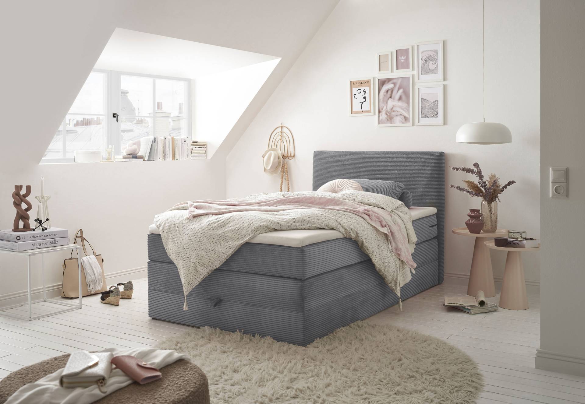 ED EXCITING DESIGN Boxspringbett »Luzern«, inkl. Bettkasten von ED EXCITING DESIGN