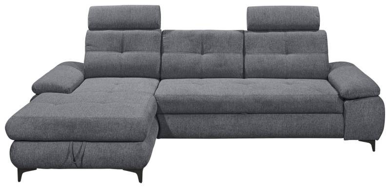 ED EXCITING DESIGN Ecksofa »Altona L-Form«, (2 St.), Frei stellbar, Bettfunktion, Stauraum, Arm- und Kopfstützen von ED EXCITING DESIGN