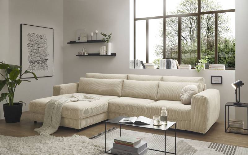 ED EXCITING DESIGN Ecksofa »Barura L-Form«, frei im Raum stellbar von ED EXCITING DESIGN