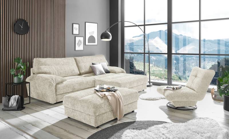 ED EXCITING DESIGN Ecksofa »Princeton L-Form«, frei im Raum stellbar von ED EXCITING DESIGN