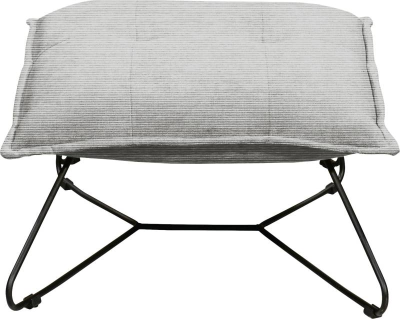 ED EXCITING DESIGN Hocker »Vico«, mit Design-Gestell aus schwarzem Metall, in Cord von ED EXCITING DESIGN