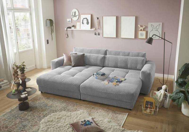 ED EXCITING DESIGN Loveseat »Barura«, (2 St.), frei im Raum stellbar, inkl. 2 Rücken- und 2 Nierenkissen von ED EXCITING DESIGN