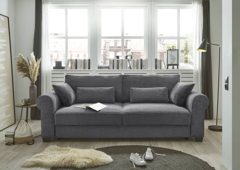 ED EXCITING DESIGN Schlafsofa »Angelina«, frei im Raum stellbar, mit Bettkasten, mit Schlaffunktion von ED EXCITING DESIGN