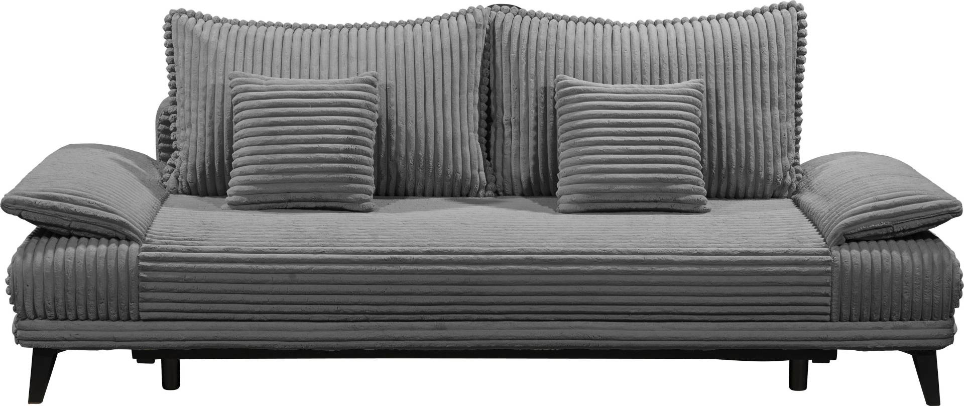 ED EXCITING DESIGN Schlafsofa »Carla«, frei im Raum stellbar, mit Bettkasten, mit Schlaffunktion, 6 Kissen von ED EXCITING DESIGN