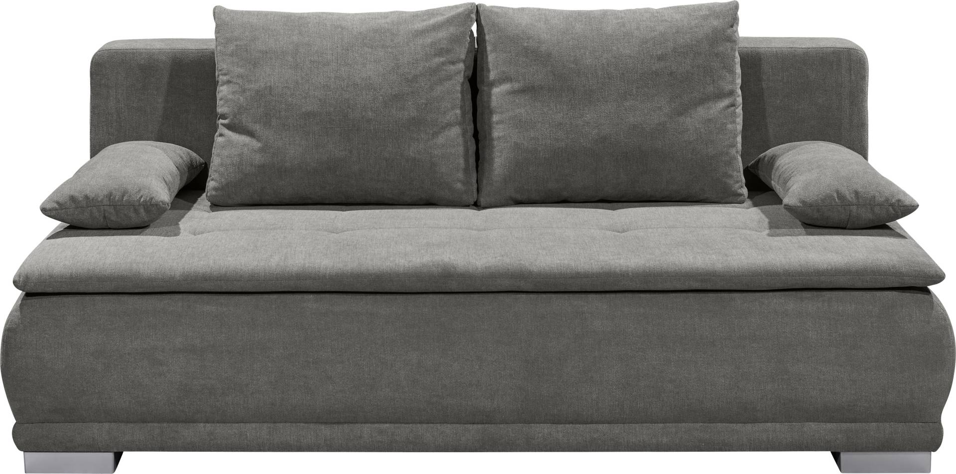 ED EXCITING DESIGN Schlafsofa »Luigi«, mit Bettfunktion, Bettkasten, Rücken- und Armlehnkissen, frei im Raum von ED EXCITING DESIGN