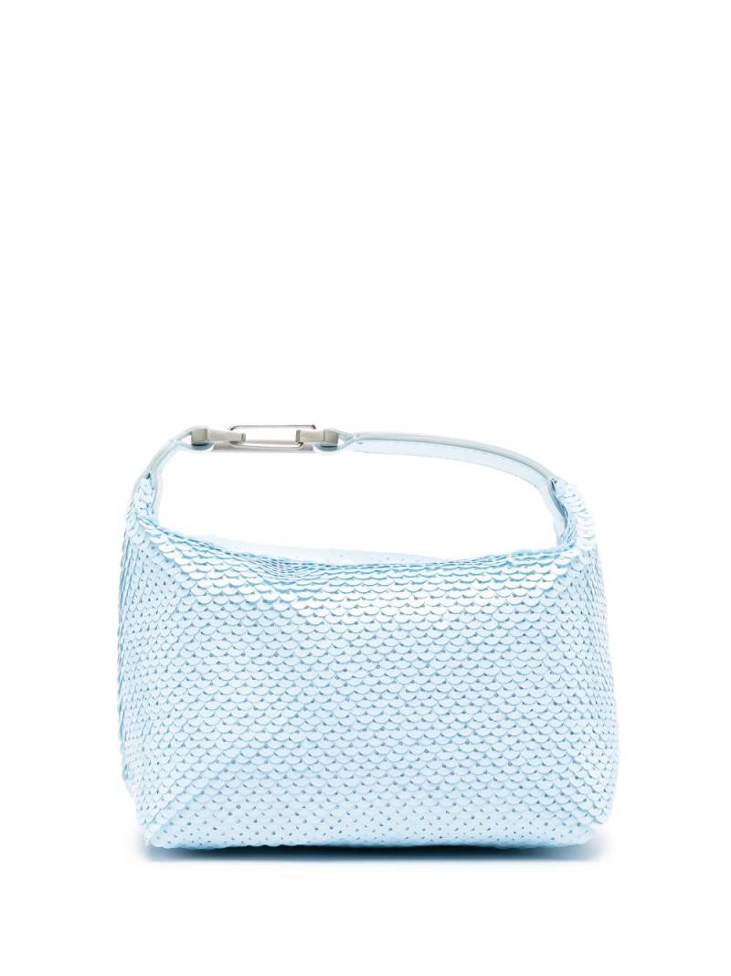 EÉRA Moon sequin-embellished tote bag - Blue von EÉRA