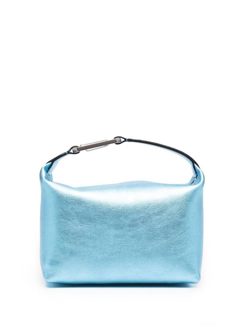 EÉRA mini Moon metallic-leather bag - Blue von EÉRA