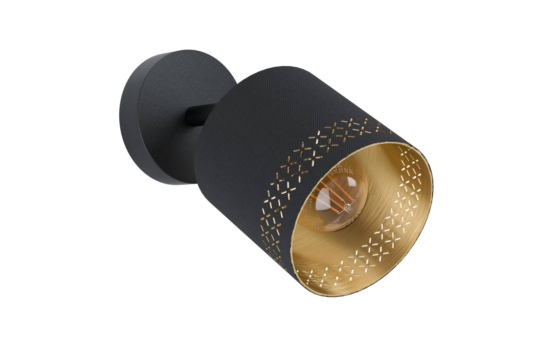 EGLO Aufbauleuchte »Spot schwarz/gold«, 1 flammig, Leuchtmittel E27 Leuchtmittel wechselbar EGLO Aufbauleuchte »Spot schwarz/gold«, 1 flammig, Leuchtmittel E27 Leuchtmittel wechselbar von EGLO