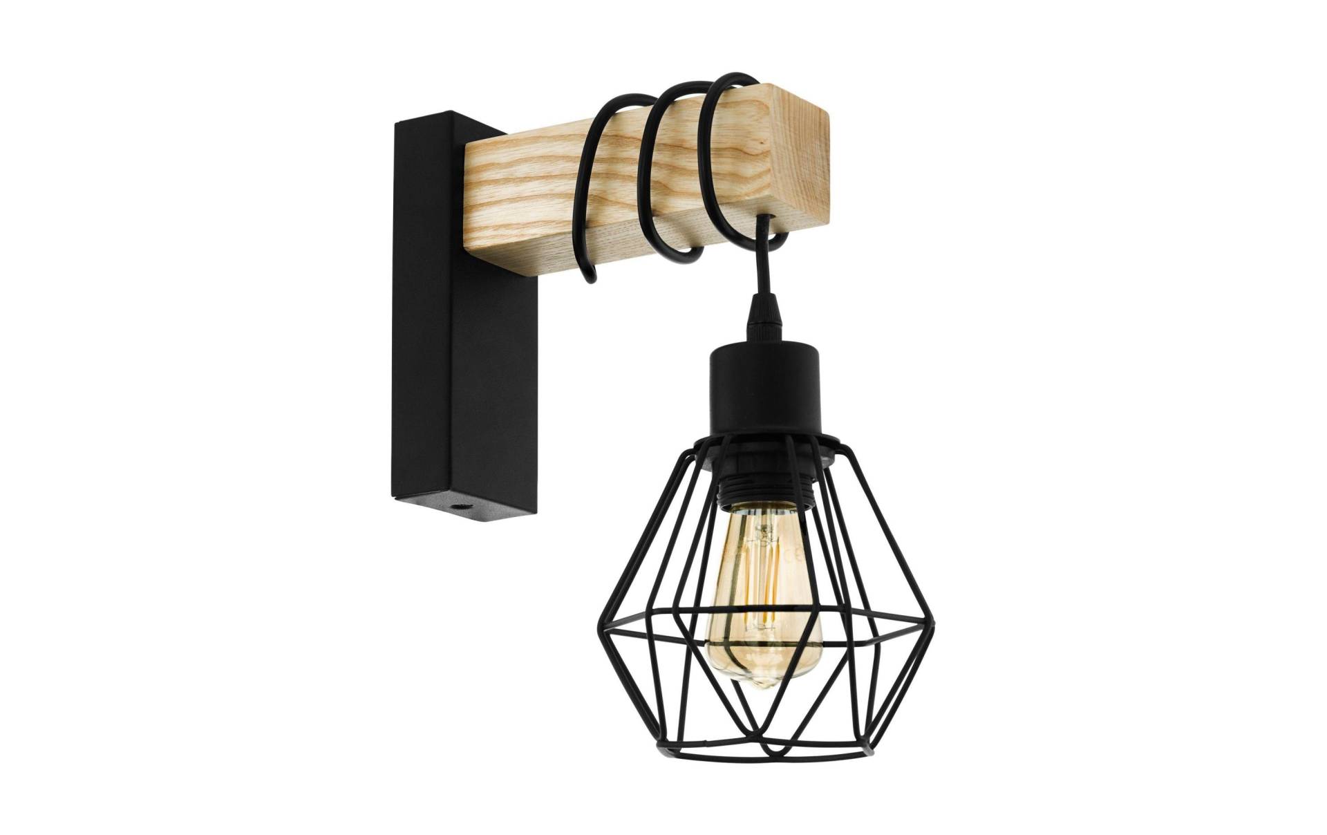 EGLO Wandleuchte »5 1 Wandleuchte schwarz«, 1 flammig, Leuchtmittel E27 Leuchtmittel wechselbar EGLO Wandleuchte »5 1 Wandleuchte schwarz«, 1 flammig, Leuchtmittel E27 Leuchtmittel wechselbar von EGLO