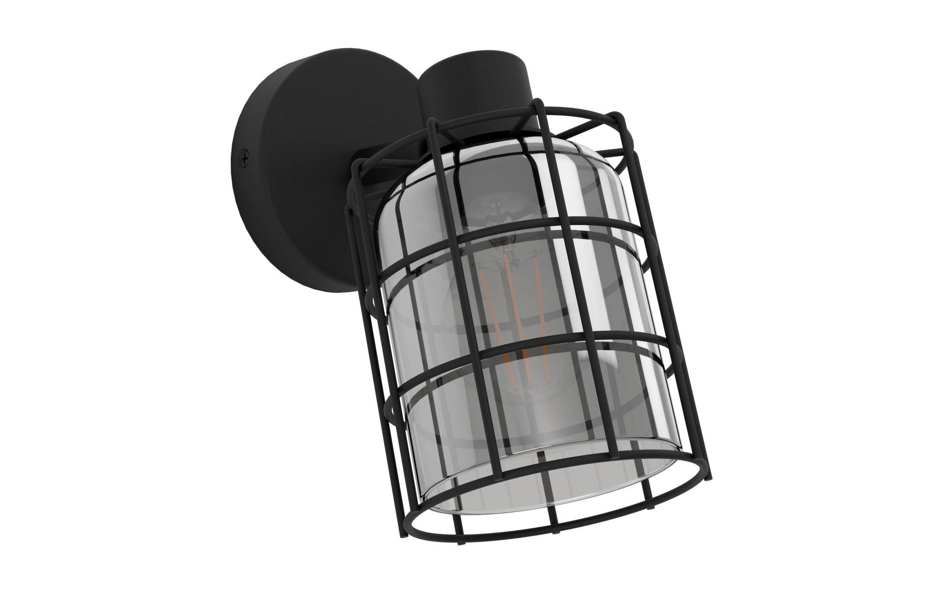 EGLO Wandleuchte »Spot schwarz/transparent«, 1 flammig, Leuchtmittel E27 Leuchtmittel wechselbar EGLO Wandleuchte »Spot schwarz/transparent«, 1 flammig, Leuchtmittel E27 Leuchtmittel wechselbar von EGLO