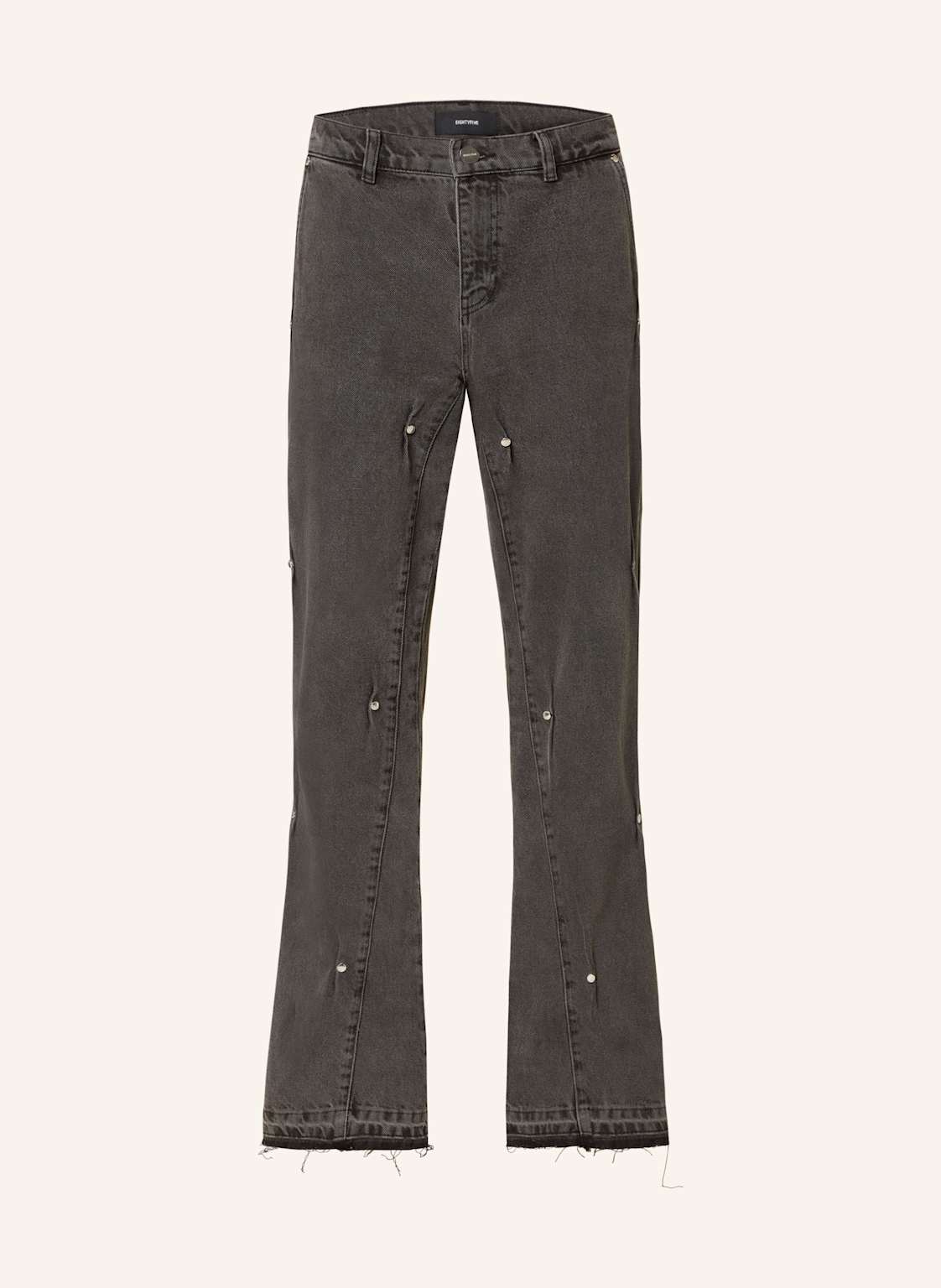 Eightyfive Jeans Rivet Flared Fit grau von EIGHTYFIVE