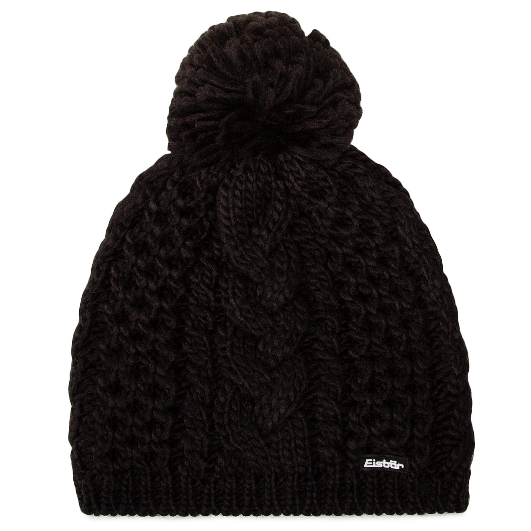 Mütze Eisbär Afra Pompon Mü 75039 Schwarz von EISBÄR