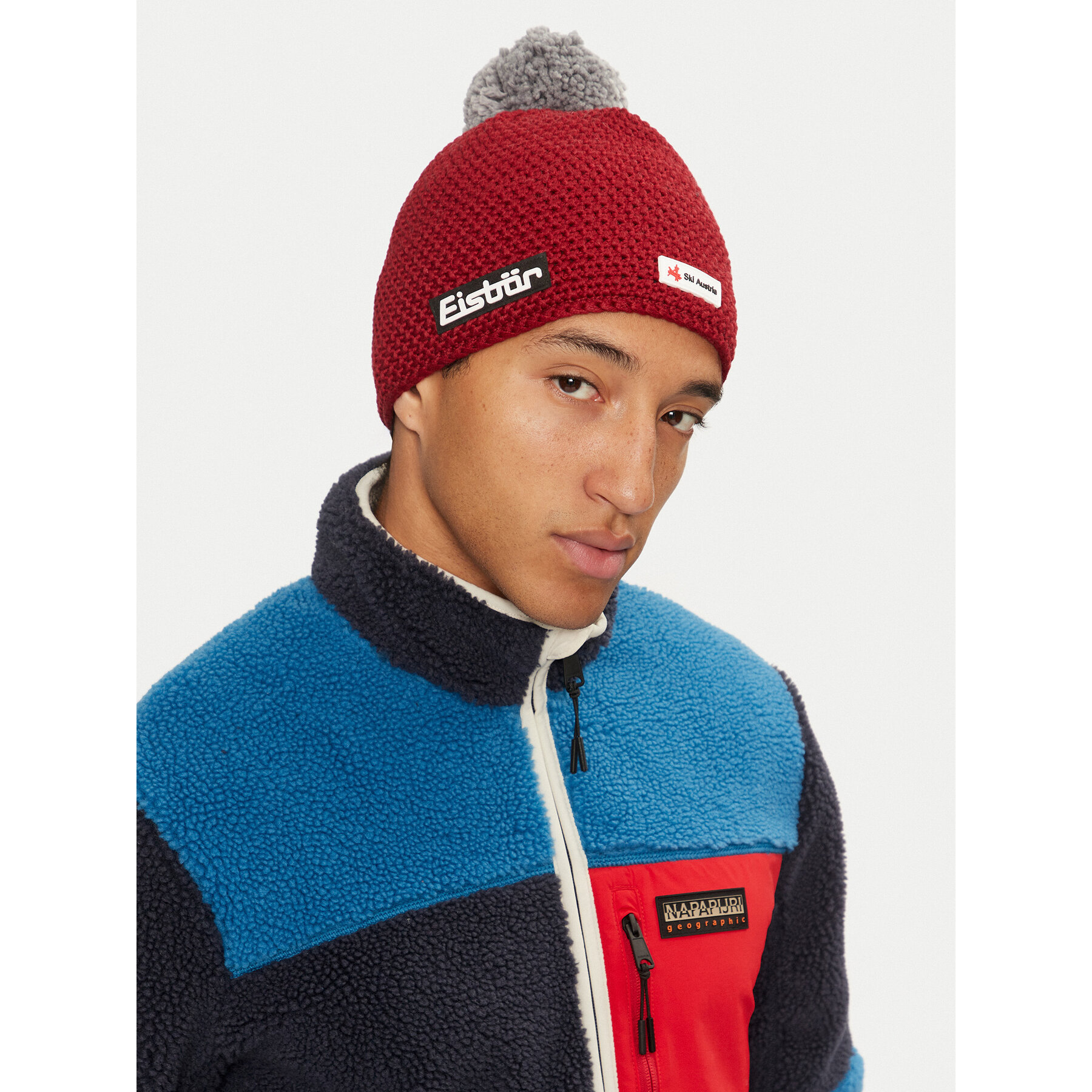 Mütze Eisbär Jamie Pompon Ska 33137 043 Dunkelrot Mütze Eisbär Jamie Pompon Ska 33137 043 Dunkelrot von EISBÄR