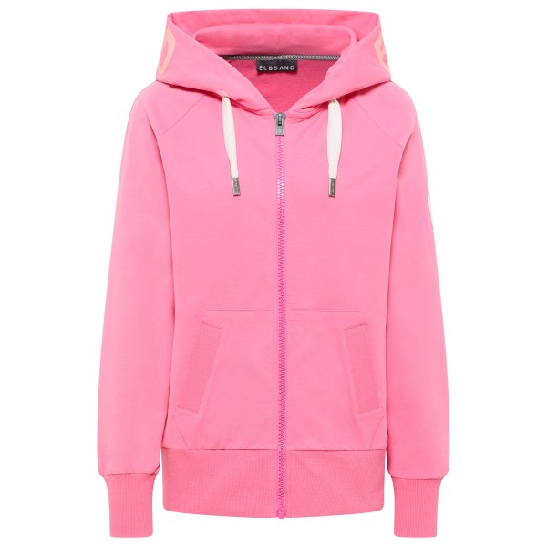 ELBSAND - Women's Kelda Hood-Jacket - Sweat- & Trainingsjacke Gr L rosa von ELBSAND