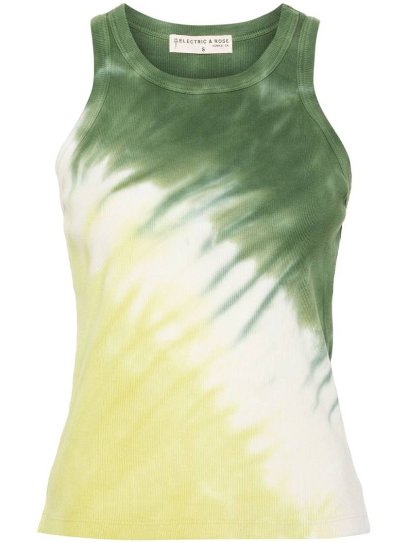 ELECTRIC & ROSE Sinclair tie-dye tank top - Green von ELECTRIC & ROSE