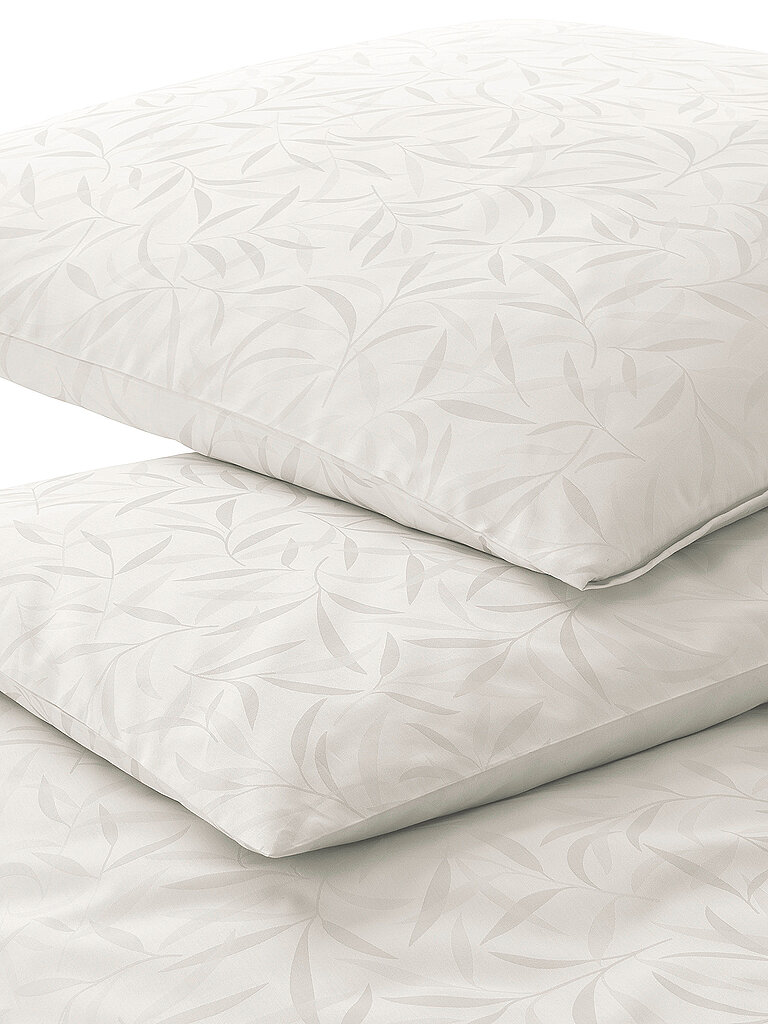 ELEGANTE Damast Bettwäsche MURIEL 70x90cm/140x200cm Natur creme von ELEGANTE