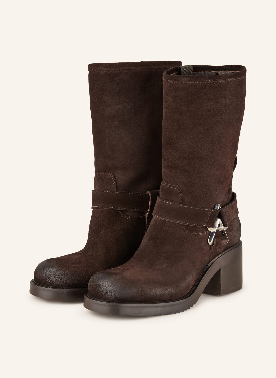 Elena Iachi Biker Boots braun Elena Iachi Biker Boots braun von ELENA IACHI