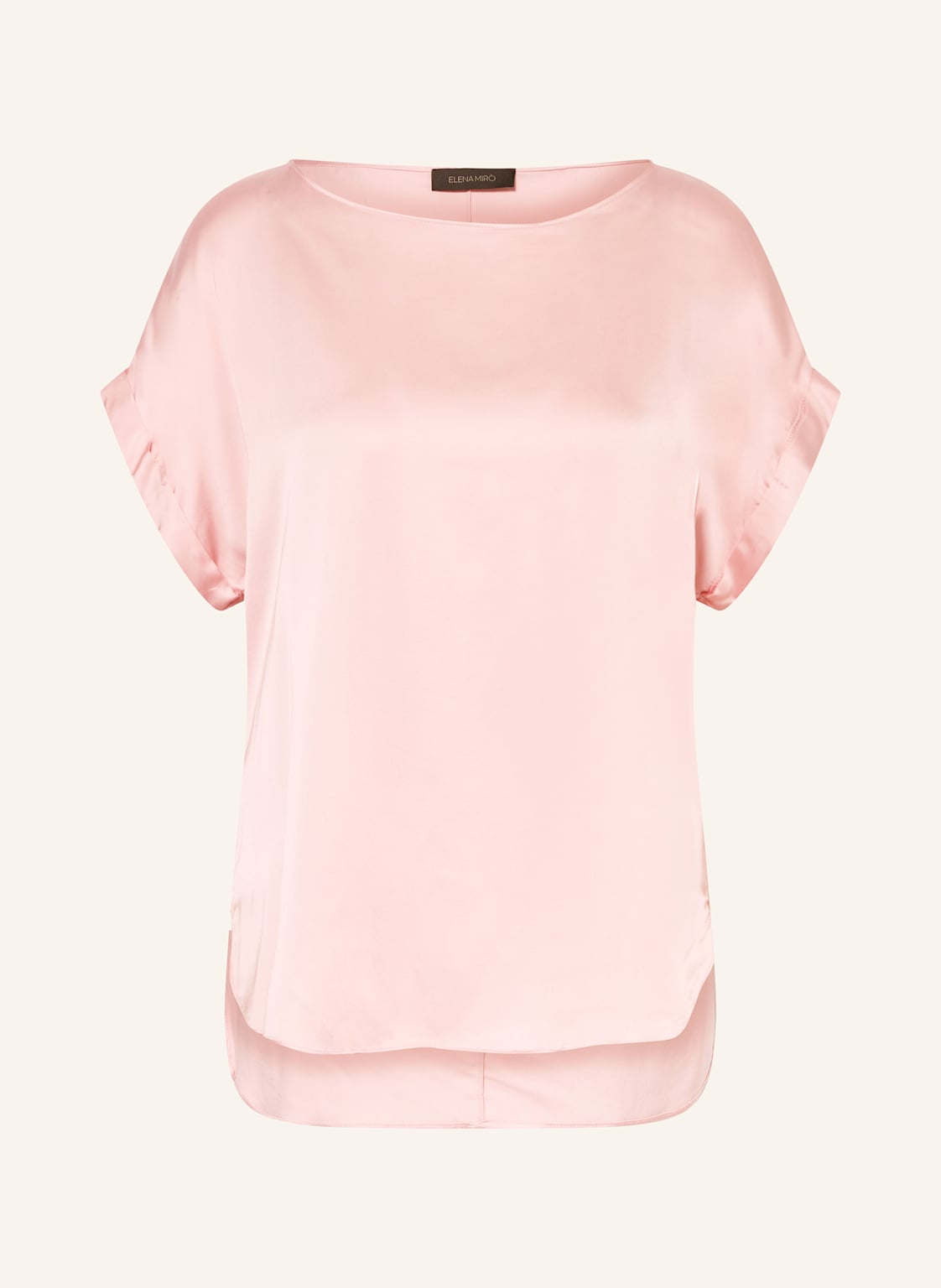 Elena Miro Blusenshirt Aus Satin rosa von ELENA MIRO