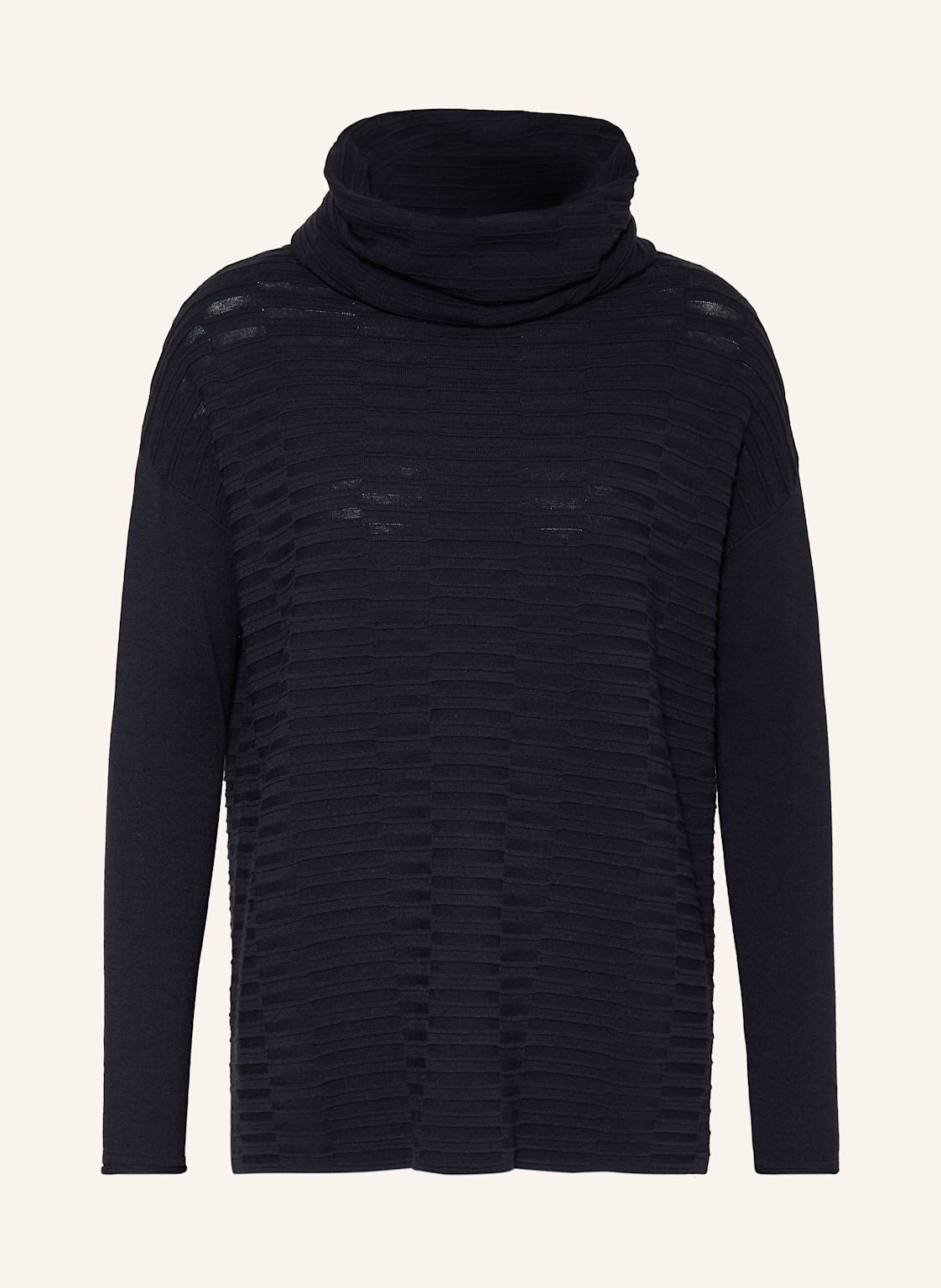 Elena Miro Pullover Mit Abnehmbarem Kragen blau Elena Miro Pullover Mit Abnehmbarem Kragen blau von ELENA MIRO